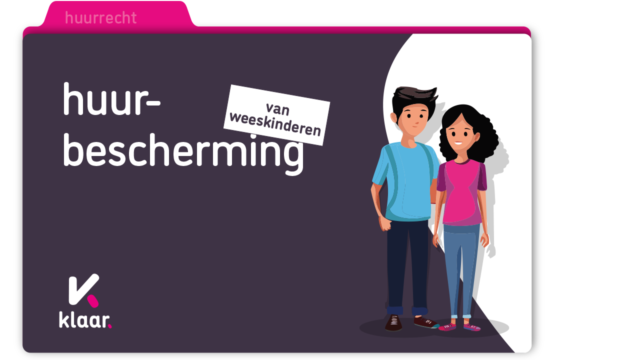 Huurbescherming van weeskinderen