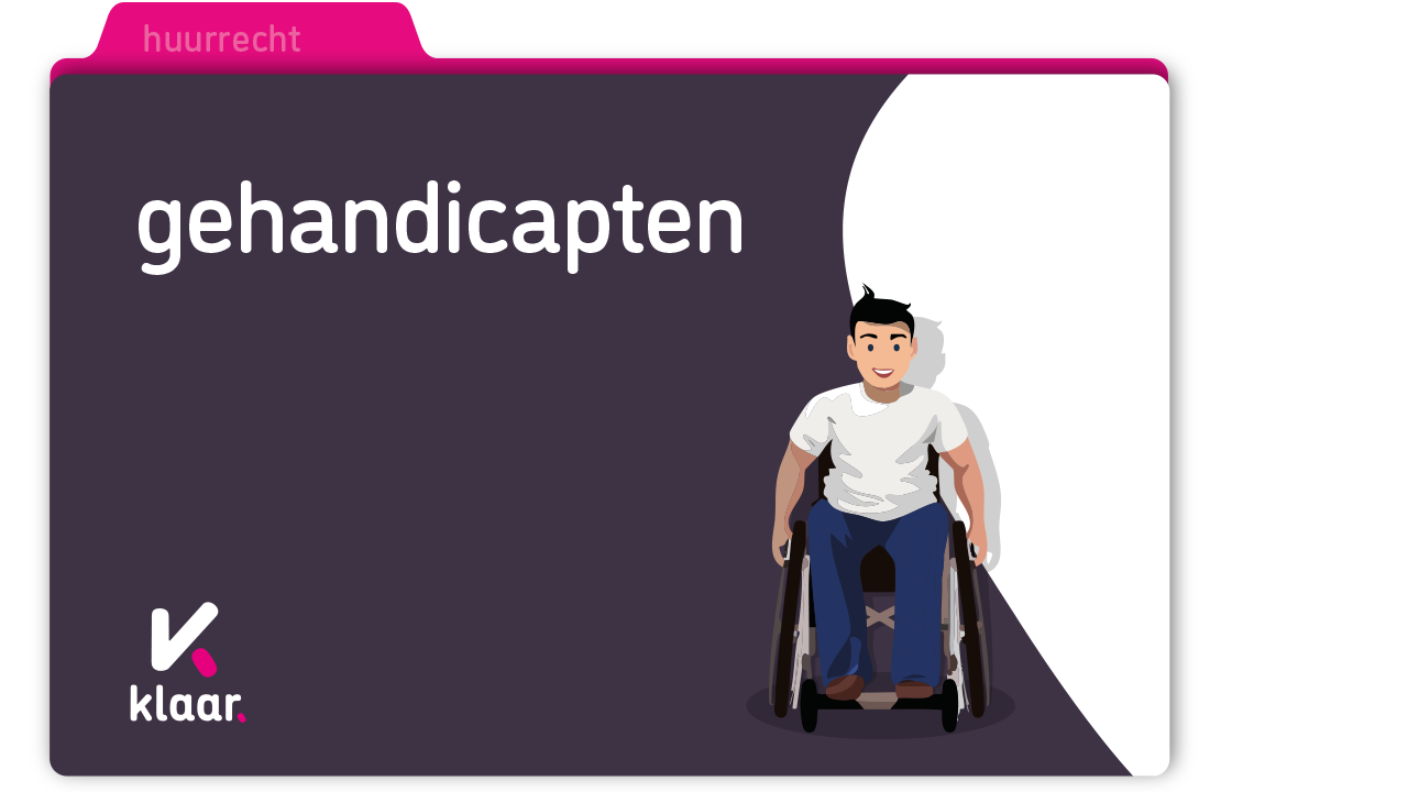 Doelgroepencontracten – gehandicapten