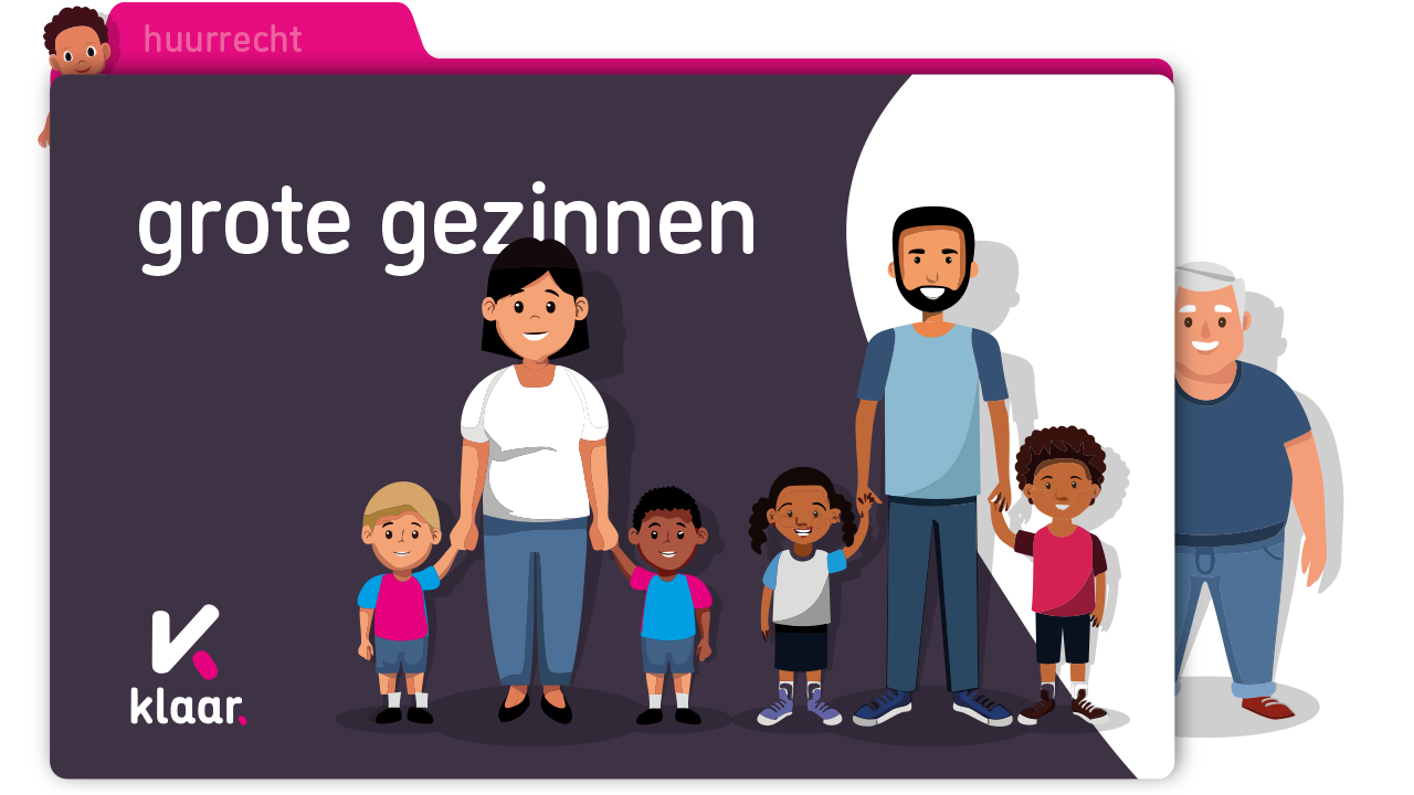 Doelgroepencontracten – grote gezinnen